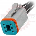 Deutsch DT/AT 6 Way Connector Plug Pigtail