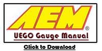 AEM UEGO Gauge Display Manual