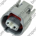 2 Way Connector Plug Pigtail TS Sealed Series for Sensor Application, Gray Keyway 1