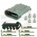 GM Delphi / Packard - 4 way gray metripack 150 receptacle connector Kit for optispark 93 - 97 (mates with harness)