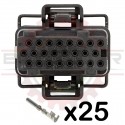 24 Way Connector Plug Kit for 2003-2010 6.0 Powerstroke Diesel Fuel Injector Control Module Connector (AP0020)
