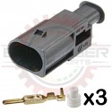 2 Way Bosch Temp Sensor for Ecodiesel & Mercedes Diesel Fuel Injector Connector Kit for Sprinter and other Applications