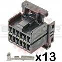 12-Way AMP Connector Kit for AiM Sports Devices