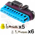 9 Way Mixed 150/280 Connector Plug Kit for F250/F350 Glow Plug and Diesel Injector Subharness