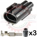 2 Way TS187 Receptacle Connector Kit for Toyota Radiator Fan
