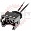 TE 2 Way Bosch Jetronic Low Profile EV1 Injector Connector Pigtail