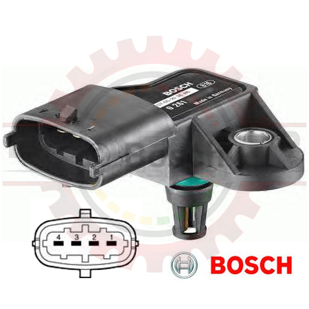 Bosch 2 5 Bar Tmap Map Sensor With Iat
