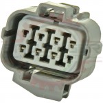 Mate to NGK / NTK Connector assembly to adapt Bosch LSU Sensor for NGK Powerdex AFX & Ballenger Motorsports AFR500 ( 8-way connector and TPA )