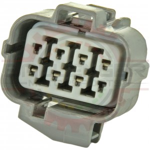 Mate to NGK / NTK Connector assembly to adapt Bosch LSU Sensor for NGK Powerdex AFX & Ballenger Motorsports AFR500 ( 8-way connector and TPA )