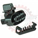 Bosch 6 Way Wide Flat Connector Assembly for LSU 4.0 Sensor