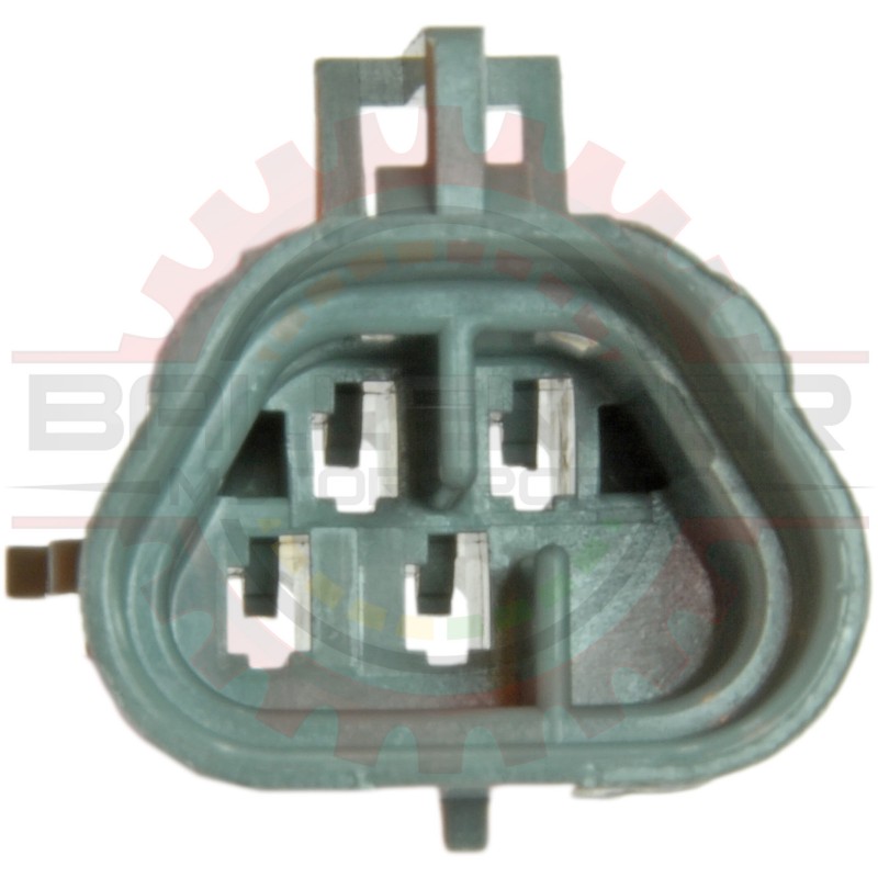 GM Delphi / Packard - Gray Female O2 sensor connector with 5 pins (1 blocked), assembly (Connector and TPA)