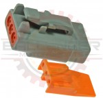 Deutsch DTM 3 way plug assembly, gray