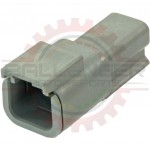 Deutsch DTM 2 way receptacle, gray