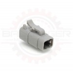 Deutsch DTM 4 way plug, gray