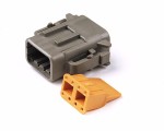 Deutsch DTM 8 way plug assembly, gray