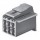 Sumitomo 6 way HM Series Unsealed plug connector 6090-1218
