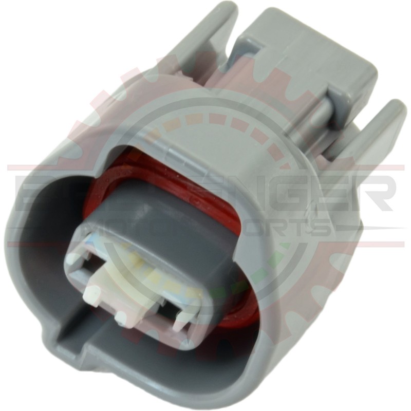 2 Way Connector Plug TS Sealed Series for Sensor Application, Gray Keyway 1