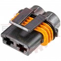 TE MCP 6.3 Sealed Fuse ATO Holder Connector, Push to seat style