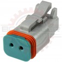 Deutsch DT/AT 2 Way Plug Assembly