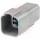 Deutsch DT 6 way receptacle assembly, gray