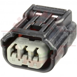 3 Way Sumitomo HV 040 Plug with high keyway Connector Kit, Black