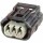 3 Way Sumitomo HV 040 Plug with high keyway Connector Kit, Black