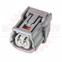 2 Way Sumitomo HV 040 Low Keyway Grey Plug Assembly