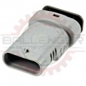 4 Way Connector Receptacle for C7 Corvette oxygen sensor, Gray