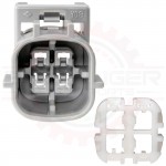 4 Way Subaru oxygen sensor connector receptacle Front lock