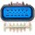 12 Way Hybrid Connector Receptacle for Ignition Coil Banks