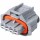4 way Bosch BDK/BSK Connector, Alternate Coding (white/lt grey)