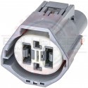 4 Way Hybrid 375+060 Yazaki Connector for LT2 AUX Cooling fan, GM# 19368655, Position 3 blocked