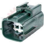 6 Way Nissan RS06MG Connector Receptacle Assembly for VQ35 TPS, Some EGR