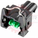 GM Delphi / Packard - 2-way Bosch EV1 Type Injector Connector ( connector only ) Push to seat
