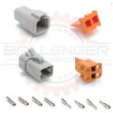 4 Way Deutsch DTP/ATP Connector Pair Kit