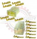6 way standard motorcycle connector pair