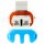 2 Way Metripack 280 Sealed Connector Assembly, White, with Orange FUEL COMPATIBLE facial seal (connector and TPA)