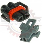 GM Delphi / Packard - 2 Way Metripack 280 Connector Plug Assembly for 1993-1994 VSS or 881 / H11 Headlight Bulb Connector ( connector and TPA )