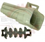 GM Delphi / Packard - 8 way (1 blocked) metripack 150 sealed female assembly for main coil bank connector, gray