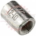 12-10 gauge parallel connector with butted seam