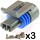 GM Delphi / Packard  - 2 way IAT / MAT / ACT Sensor Connector Kit