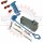 GM Delphi / Packard - Gray Female O2 sensor connector kit with 5 pins (1 blocked) + TPA + CPA