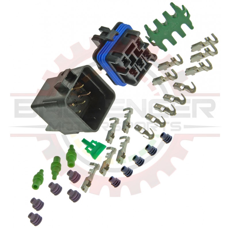 GM / Delphi Sealed MetriPack ( Metripack ) 280 Medium Current Sealed Relay Kit SPDT 30 AMP
