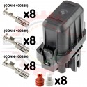 TE MCP 2.8 Fuse & Relay Block Connector Kit with Cap