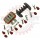 GM Delphi / Packard - 8 way (1 blocked) metripack 150 sealed male assembly Connector Kit for main coil bank connector, gray