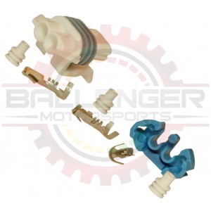 GM Delphi / Packard - 2 way metripack 150 male connector assembly Kit, white