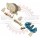 GM Delphi / Packard - 2 way metripack 150 male connector assembly Kit, white