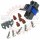 GM Delphi / Packard - 4 way square metripack 150 male O2 connector Kit, black