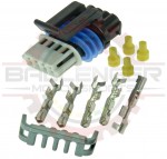 GM Delphi / Packard - 4 way GT 150 3.5mm Centerline male connector Kit for some GM truck ignition coils (index keyway)