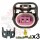 GM Delphi / Packard - 2-way Shrouded GT 150 3.5mm centerline sealed female Kit for CLT/VSS